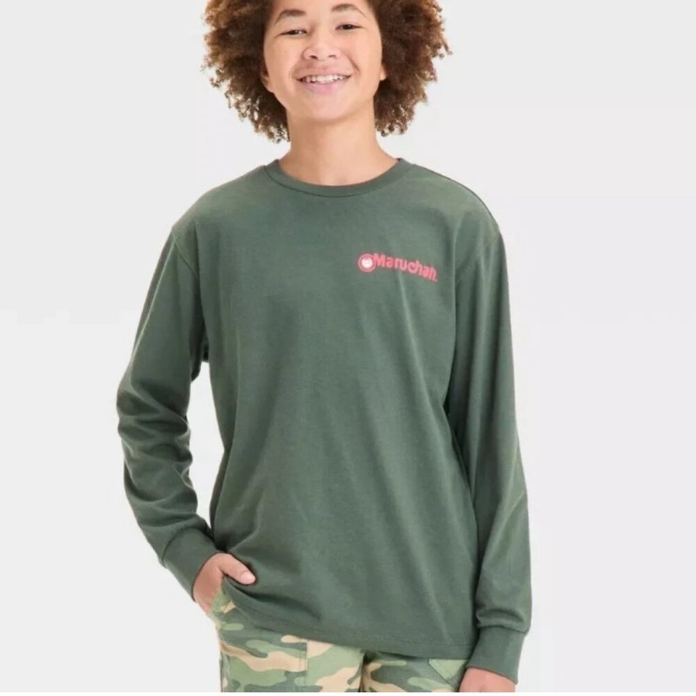 Boys Maruchan Ramen Noodle Long Sleeve Tee - size 8